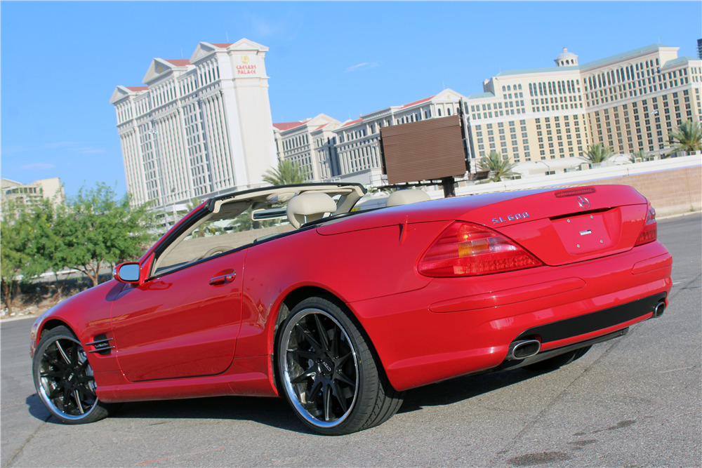 2005 MERCEDES-BENZ SL600 ROADSTER - Rear 3/4 - 221324