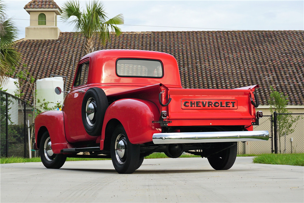1953 CHEVROLET 3100 PICKUP - Rear 3/4 - 221329
