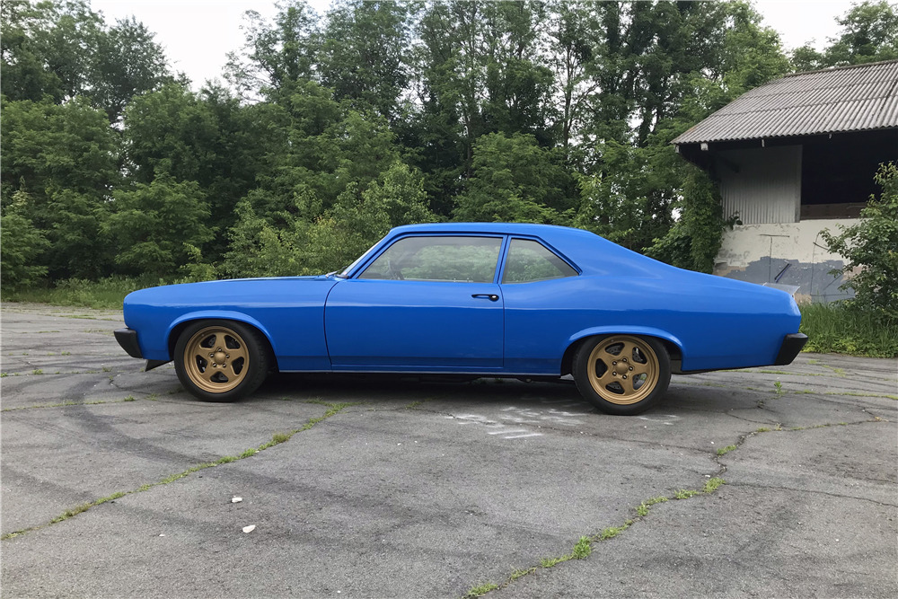 1972 PONTIAC VENTURA CUSTOM COUPE - Side Profile - 221796