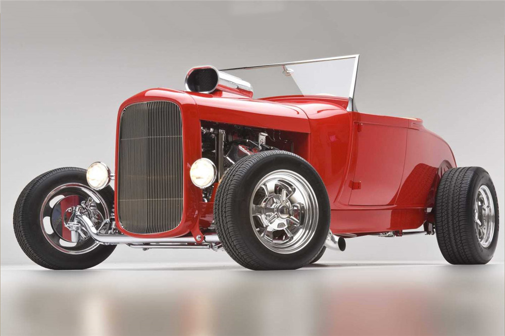 1932 FORD CUSTOM ROADSTER - Front 3/4 - 221966