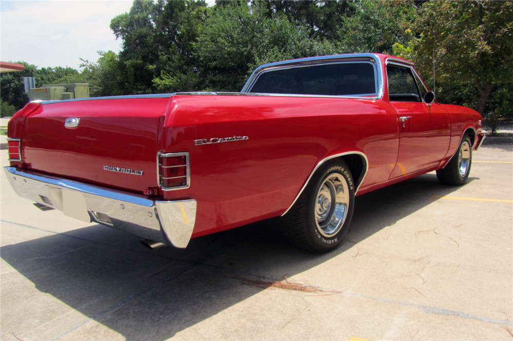 1967 CHEVROLET EL CAMINO - Rear 3/4 - 222001