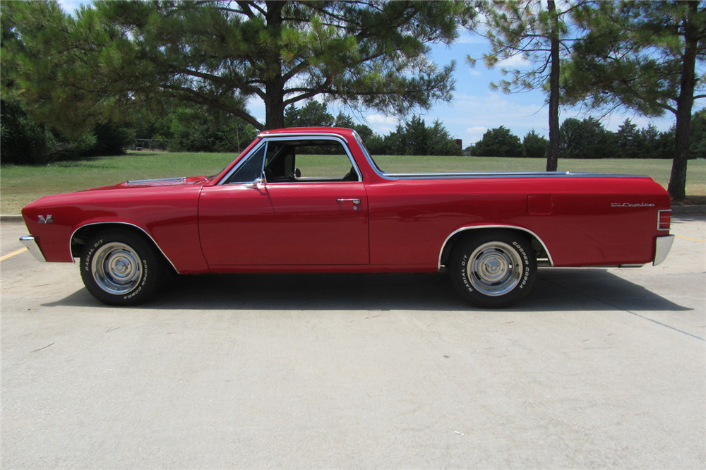 1967 CHEVROLET EL CAMINO - Side Profile - 222001