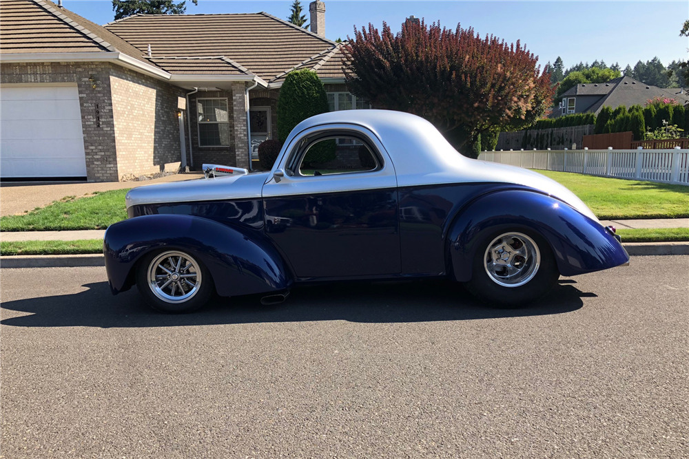 1941 WILLYS CUSTOM COUPE - Side Profile - 222191