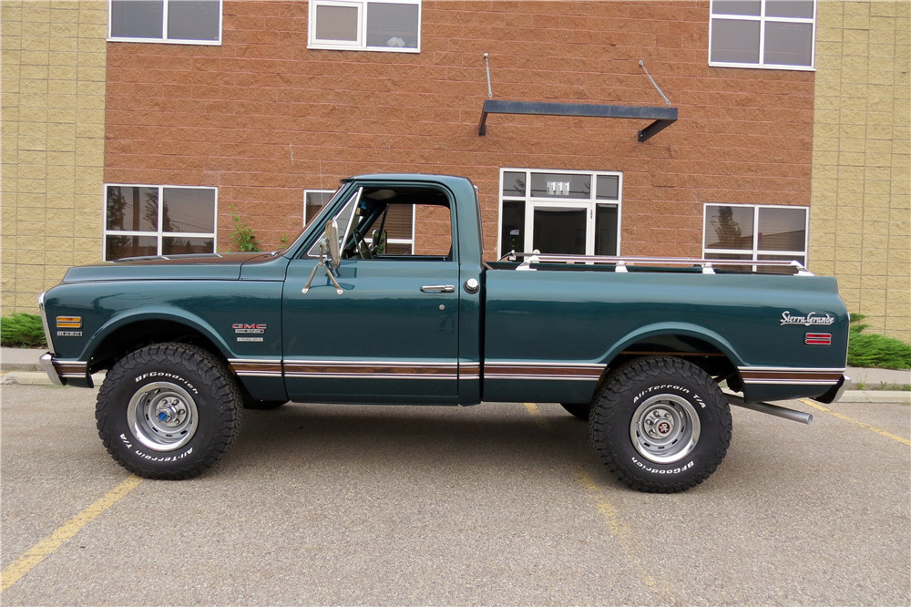 1970 GMC K1500 4X4 PICKUP - Side Profile - 222256