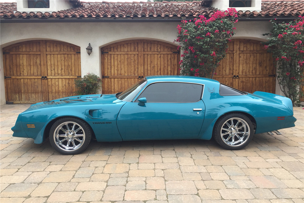 1977 PONTIAC TRANS AM CUSTOM COUPE - Side Profile - 222354
