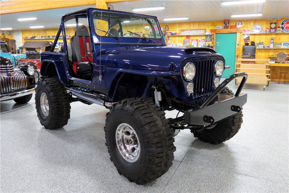 1980 JEEP CJ7 CUSTOM SUV - Front 3/4 - 222407