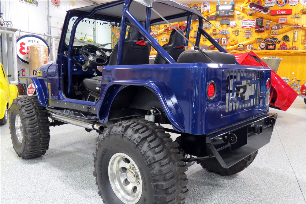 1980 JEEP CJ7 CUSTOM SUV - Rear 3/4 - 222407