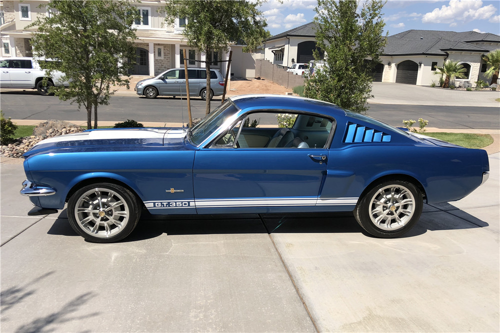1965 FORD MUSTANG CUSTOM FASTBACK - Side Profile - 222470