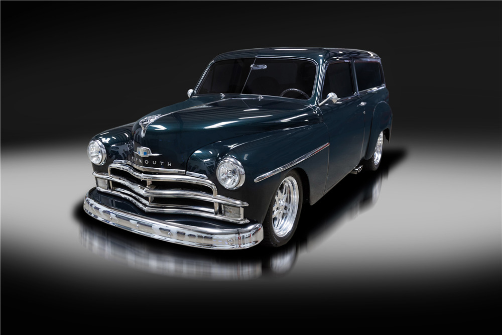 1950 PLYMOUTH SUBURBAN CUSTOM WAGON - Front 3/4 - 222606