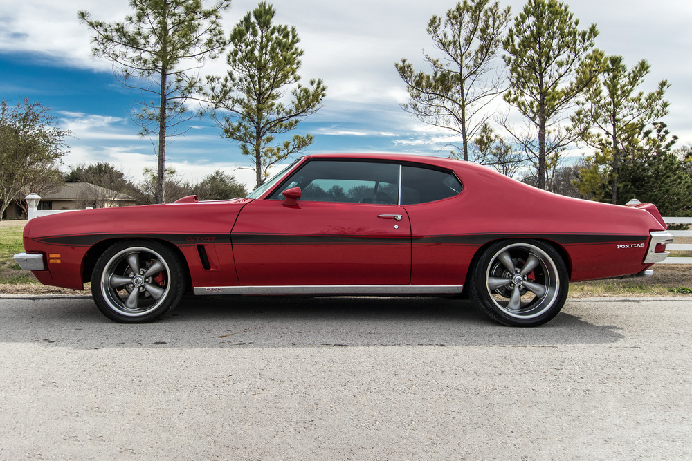 1971 PONTIAC LEMANS  - Side Profile - 222644