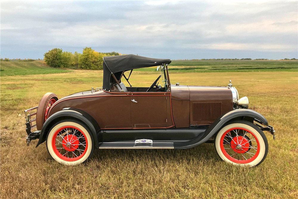 1929 FORD MODEL A ROADSTER - Side Profile - 222672
