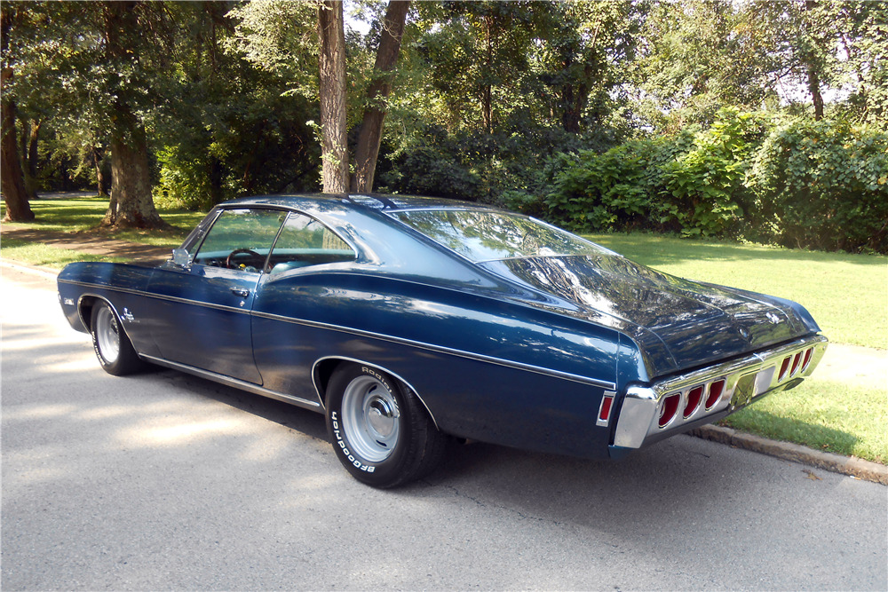 1968 CHEVROLET IMPALA SS - Rear 3/4 - 222815