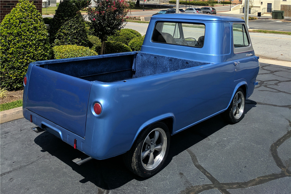 1961 FORD ECONOLINE CUSTOM PICKUP - Rear 3/4 - 222854