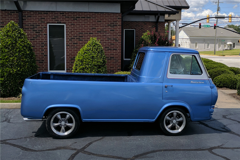 1961 FORD ECONOLINE CUSTOM PICKUP - Side Profile - 222854