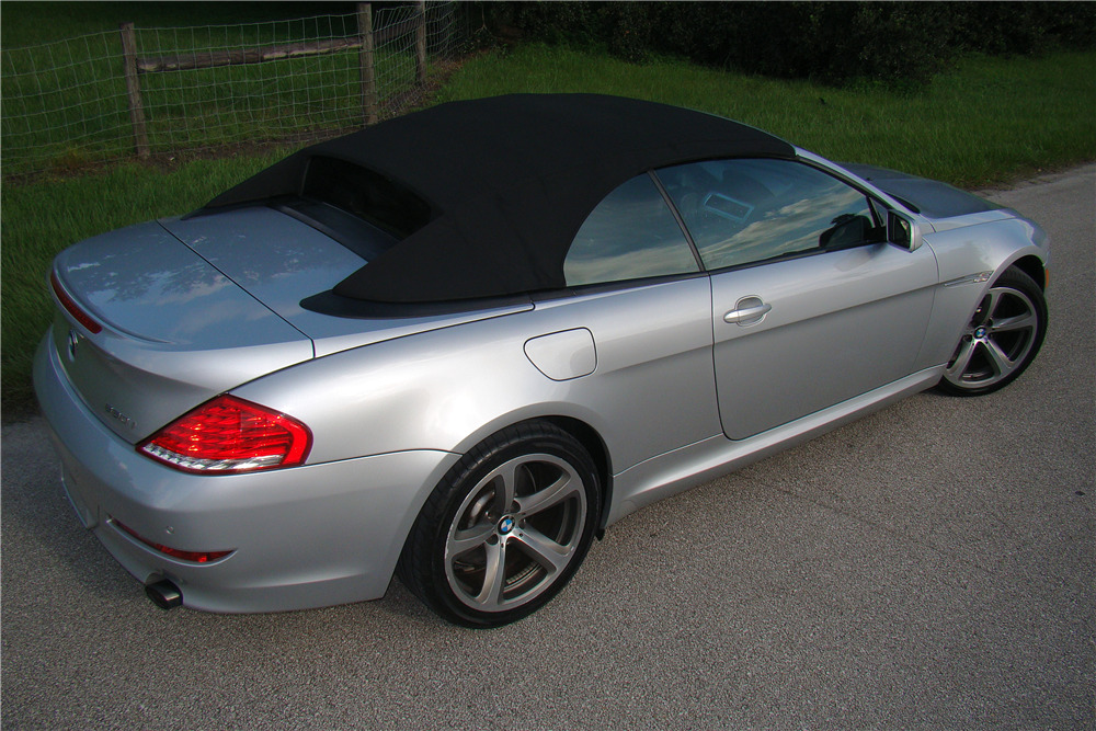 2009 BMW 650i CONVERTIBLE - Rear 3/4 - 222910