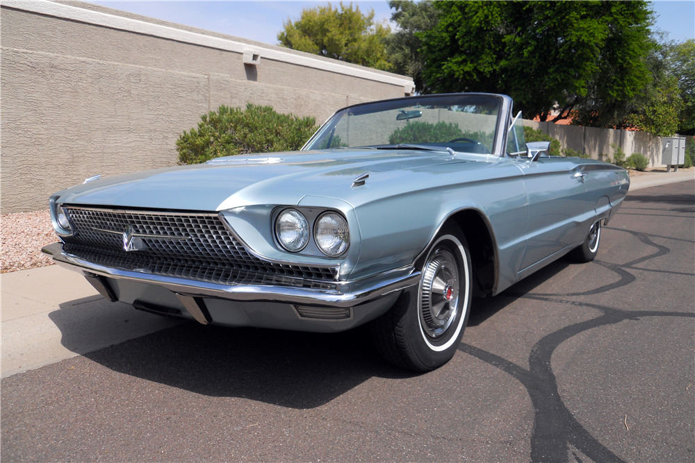 1966 FORD THUNDERBIRD CONVERTIBLE - Front 3/4 - 222949