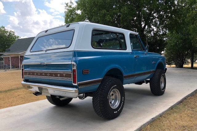 1971 CHEVROLET BLAZER K5 CUSTOM SUV - Rear 3/4 - 222981
