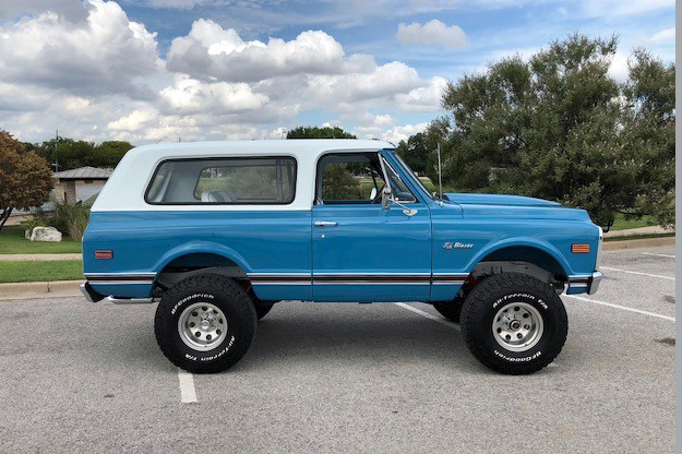 1971 CHEVROLET BLAZER K5 CUSTOM SUV - Side Profile - 222981