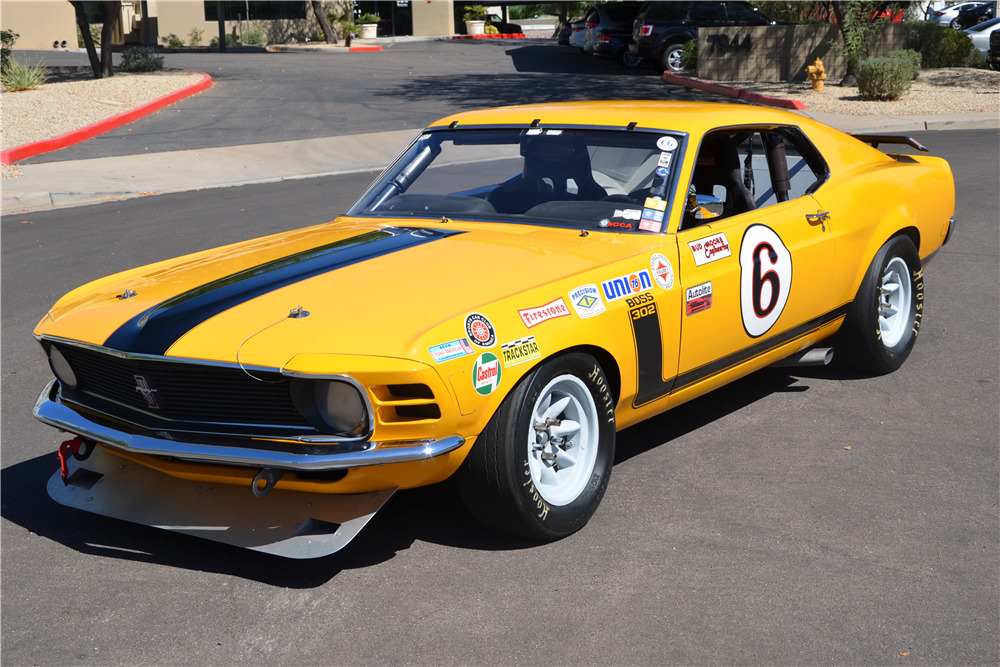 1970 FORD MUSTANG BOSS 302 FASTBACK A/S RACE CAR