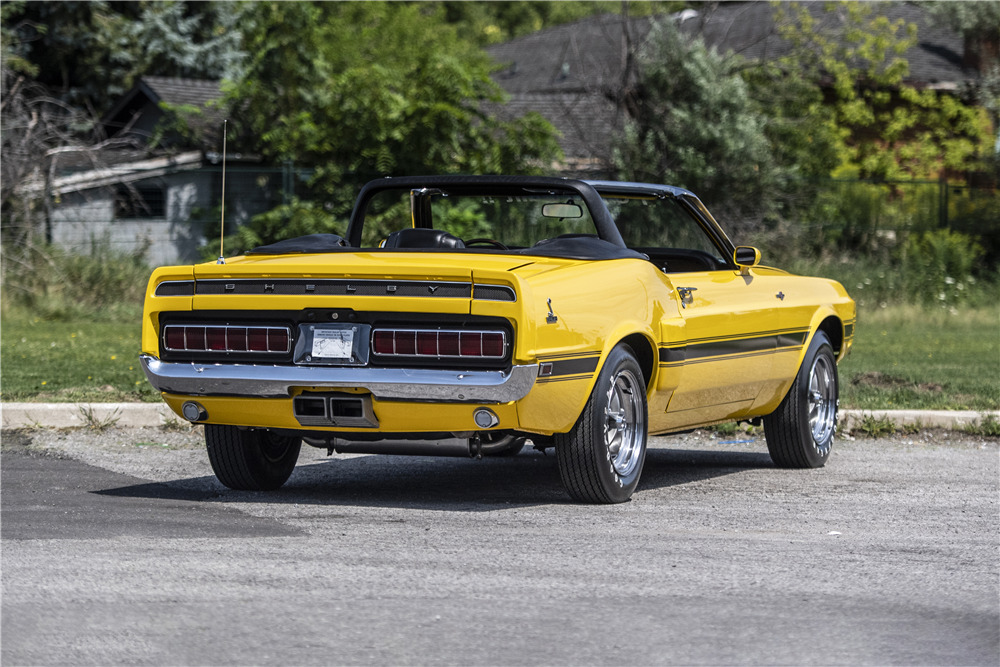 1970 SHELBY GT500 CONVERTIBLE - Rear 3/4 - 223198