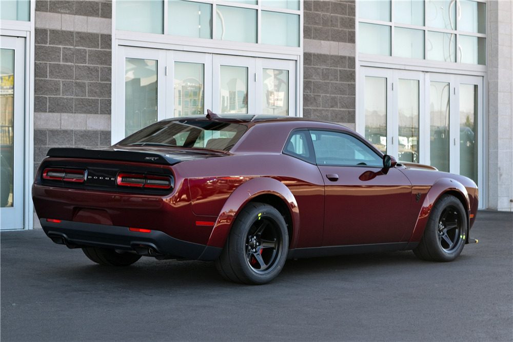 2018 DODGE CHALLENGER SRT DEMON COUPE - Rear 3/4 - 223272