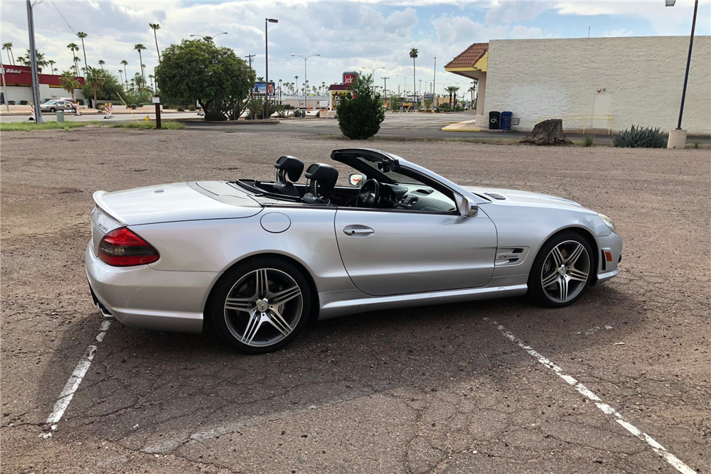 2009 MERCEDES-BENZ SL63 AMG ROADSTER - Rear 3/4 - 223328