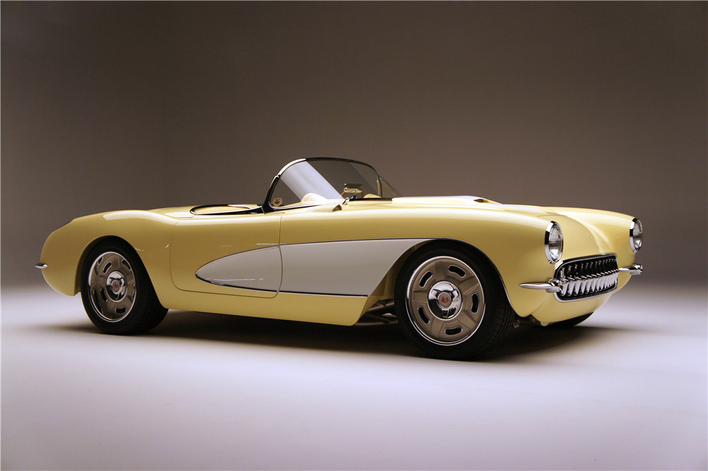 1957 CHEVROLET CORVETTE CUSTOM ROADSTER - Front 3/4 - 223612