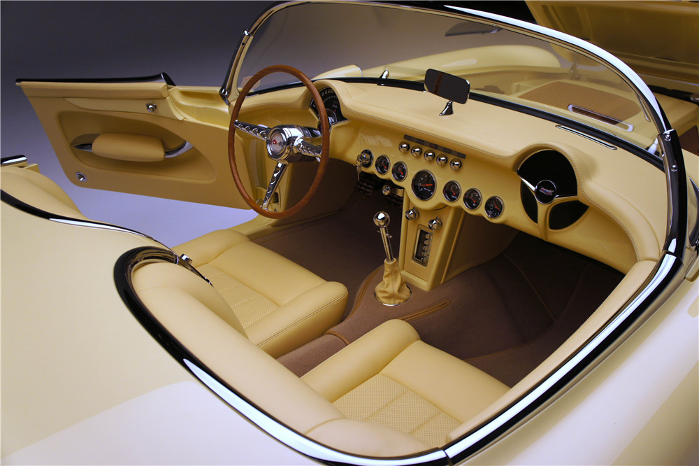 1957 CHEVROLET CORVETTE CUSTOM ROADSTER - Interior - 223612