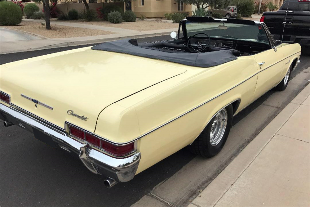 1966 CHEVROLET IMPALA CONVERTIBLE - Rear 3/4 - 224057