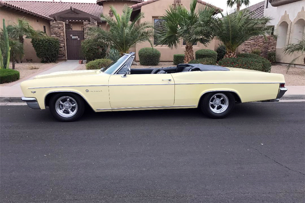 1966 CHEVROLET IMPALA CONVERTIBLE - Side Profile - 224057