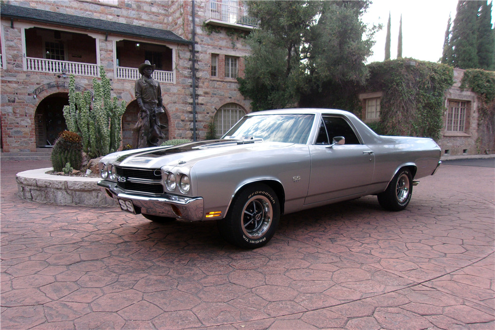 1970 CHEVROLET EL CAMINO - Front 3/4 - 224082