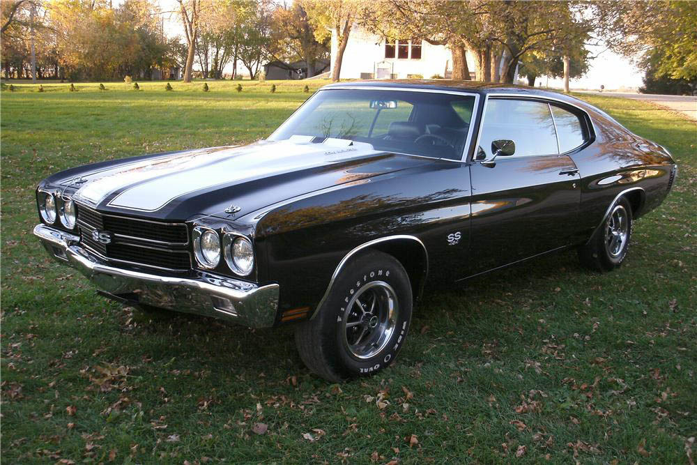 1970 CHEVROLET CHEVELLE SS - Front 3/4 - 224092