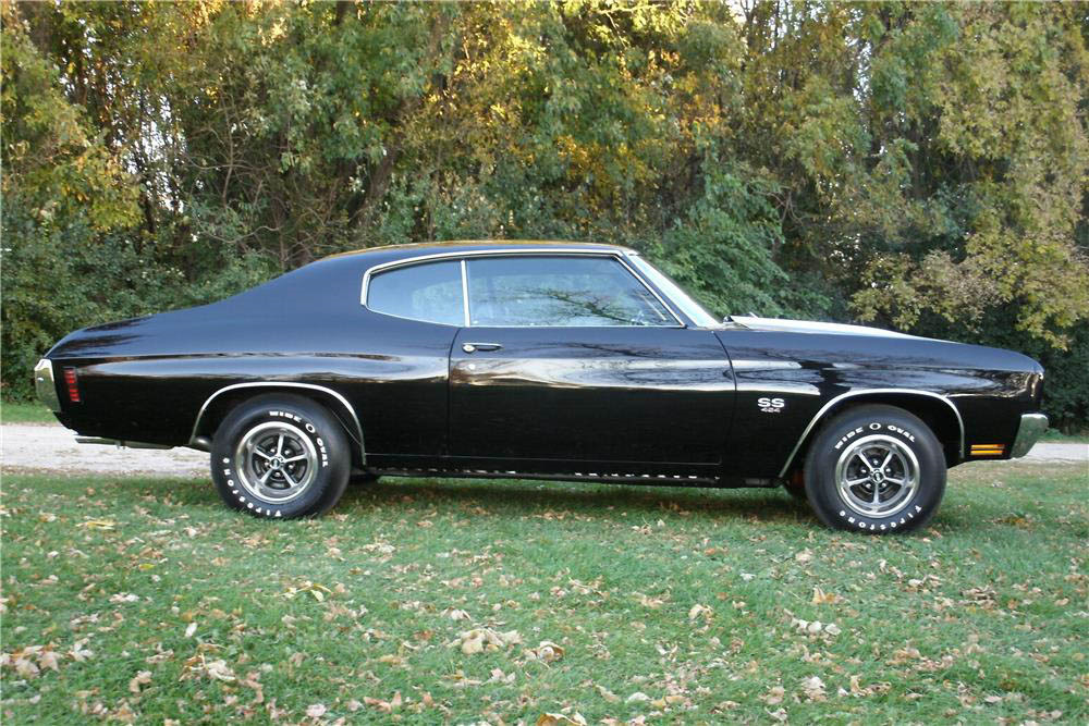 1970 CHEVROLET CHEVELLE SS - Side Profile - 224092