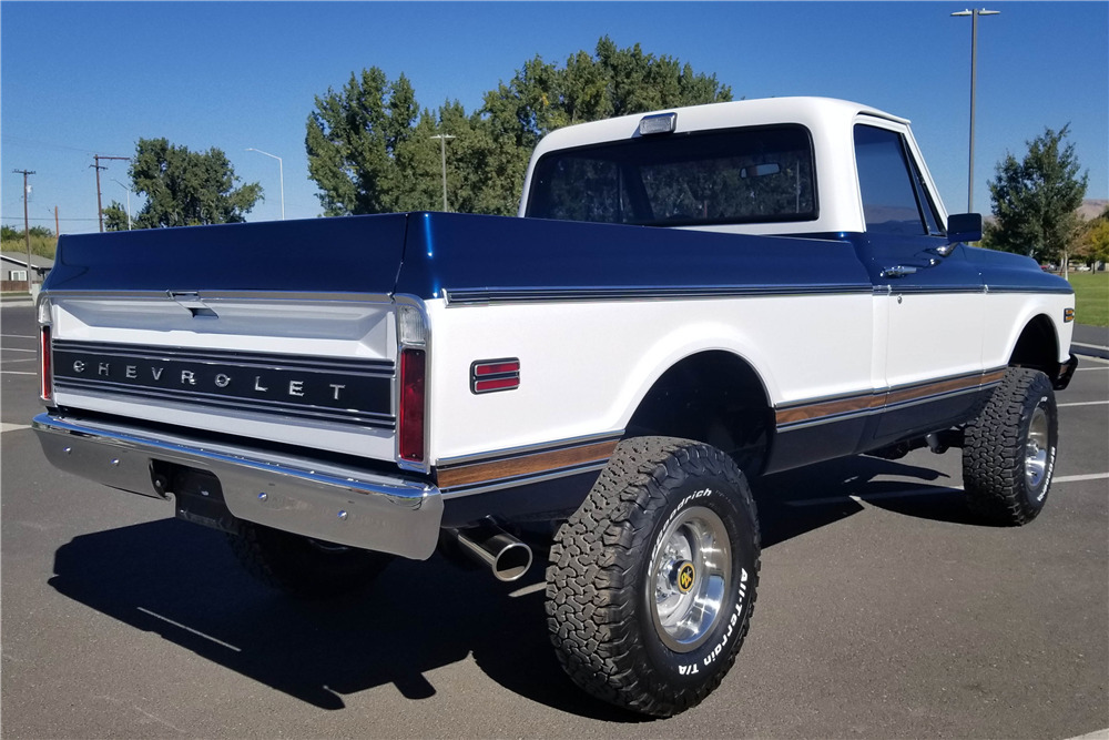 1971 CHEVROLET K10 4X4 PICKUP - Rear 3/4 - 224107