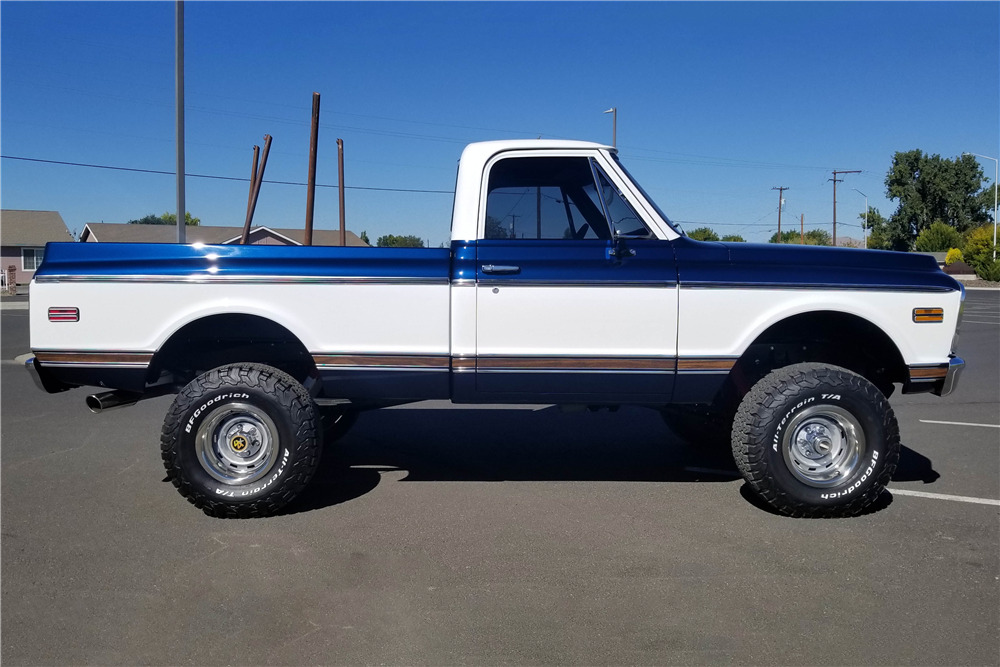 1971 CHEVROLET K10 4X4 PICKUP - Side Profile - 224107