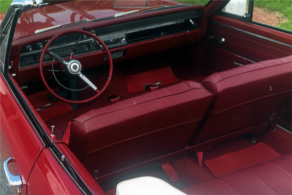 1966 CHEVROLET CHEVELLE MALIBU CONVERTIBLE - Interior - 224123
