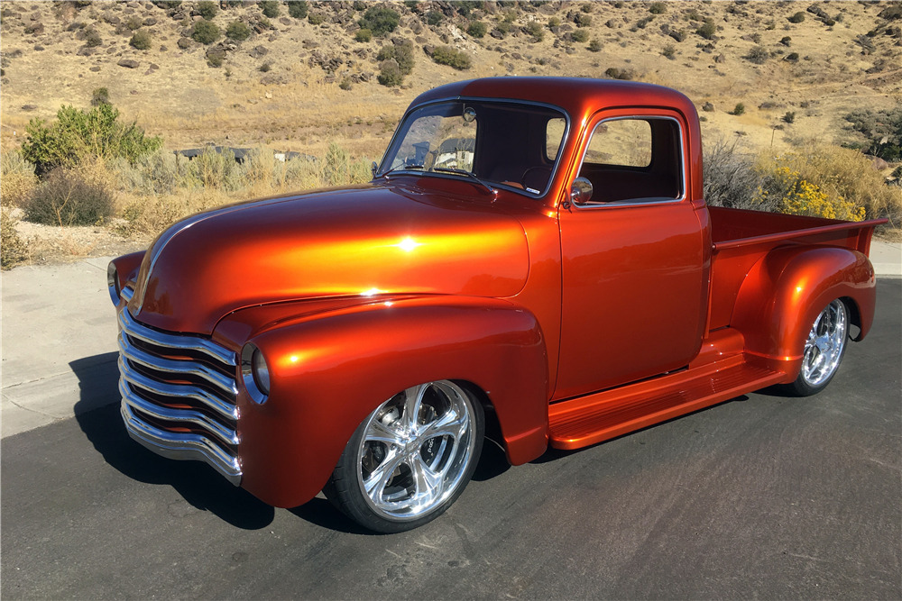 1951 CHEVROLET 3100 CUSTOM PICKUP - Front 3/4 - 224298