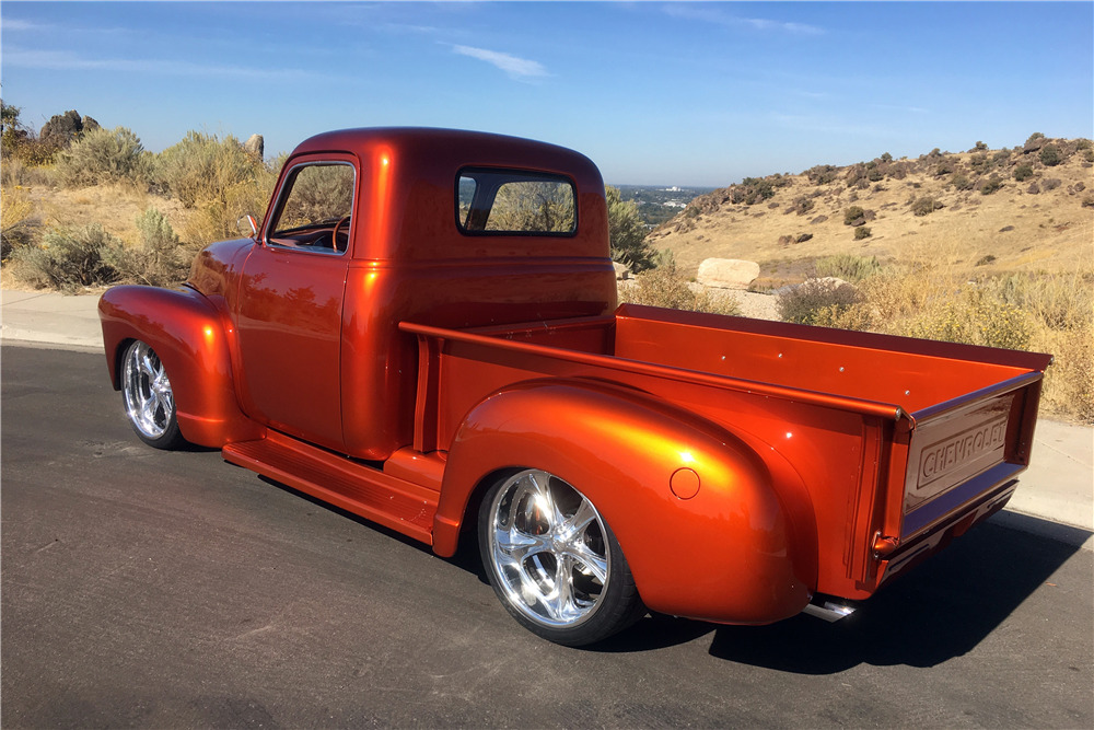 1951 CHEVROLET 3100 CUSTOM PICKUP - Rear 3/4 - 224298