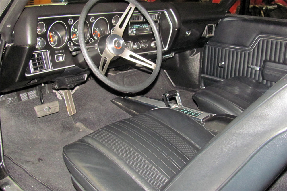 1970 CHEVROLET CHEVELLE SS CUSTOM CONVERTIBLE - Interior - 224389