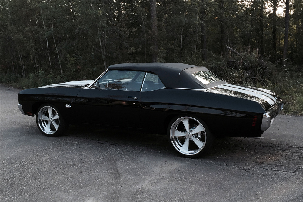 1970 CHEVROLET CHEVELLE SS CUSTOM CONVERTIBLE - Side Profile - 224389