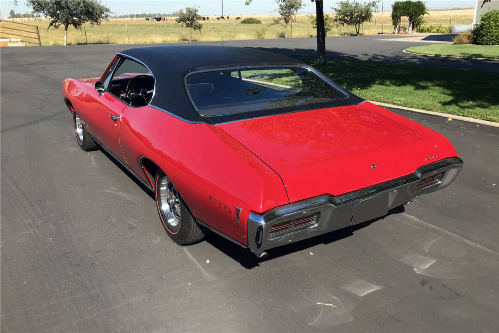 1968 PONTIAC GTO - Rear 3/4 - 224391