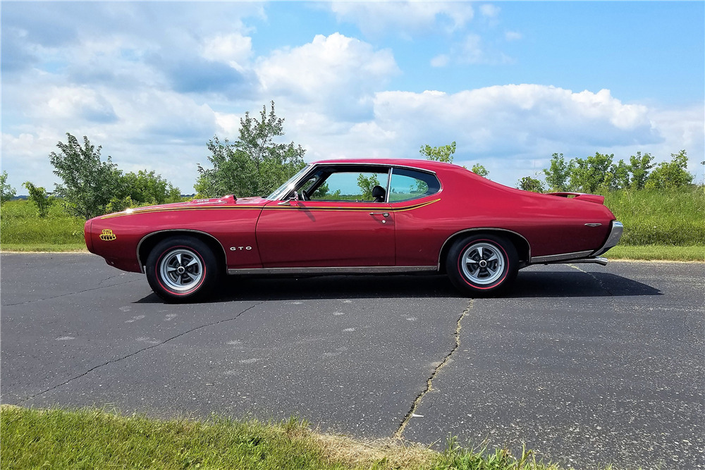 1969 PONTIAC GTO JUDGE RAM AIR III - Side Profile - 224397