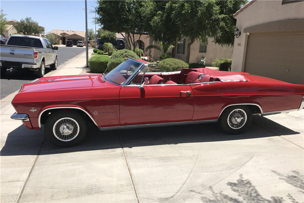 1965 CHEVROLET IMPALA CONVERTIBLE - Side Profile - 224407