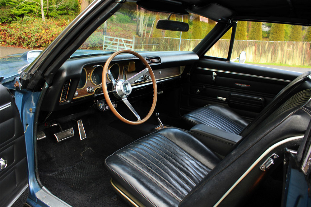 1968 PONTIAC GTO CONVERTIBLE - Interior - 224505