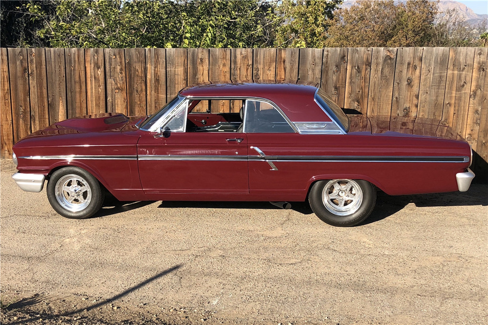 1964 FORD FAIRLANE CUSTOM COUPE - Side Profile - 224567