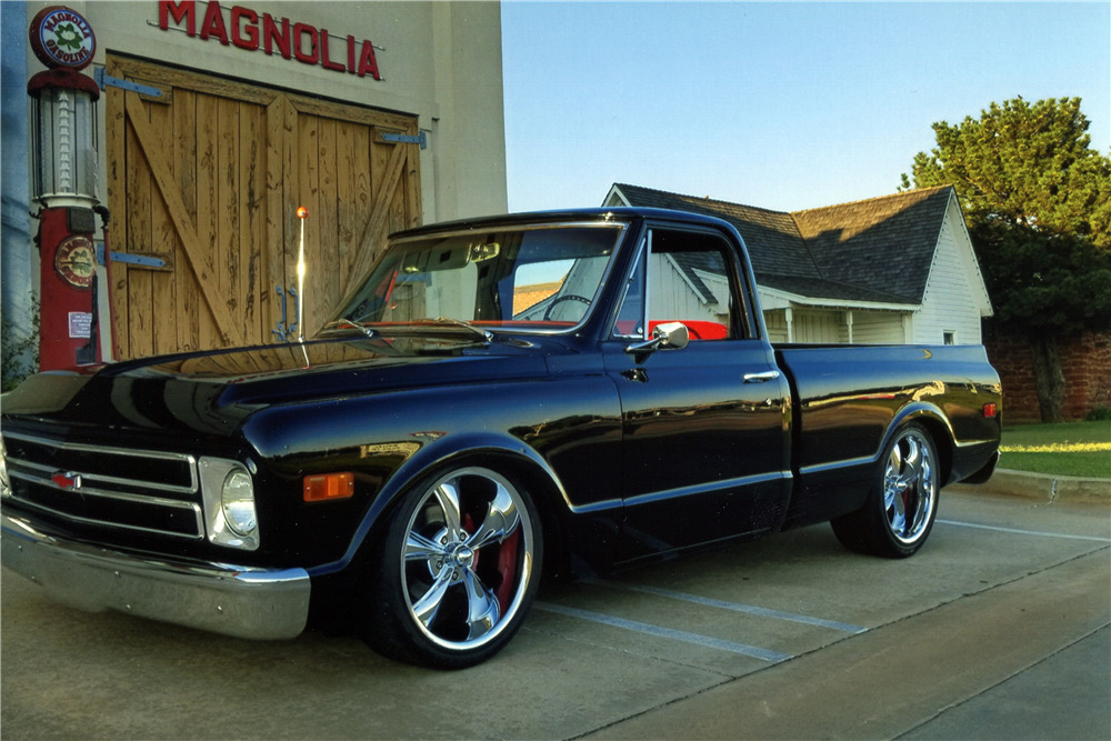 1968 CHEVROLET C10 CUSTOM PICKUP - Front 3/4 - 224596