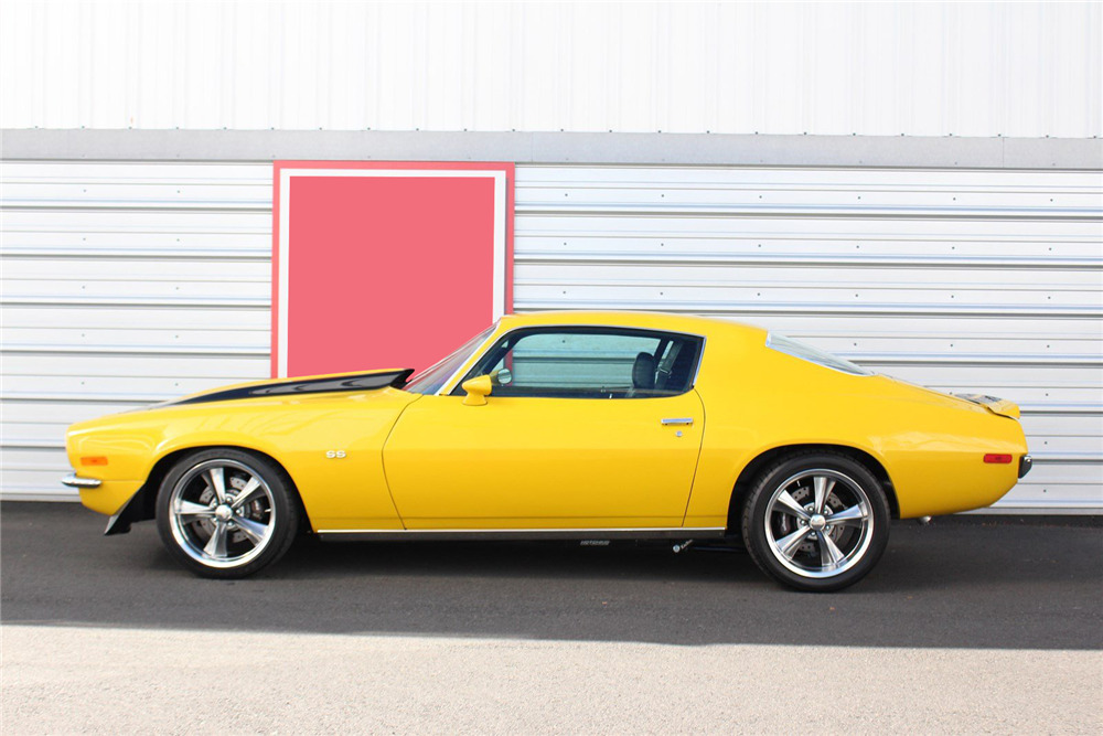 1970 CHEVROLET CAMARO SS CUSTOM COUPE - Side Profile - 224620