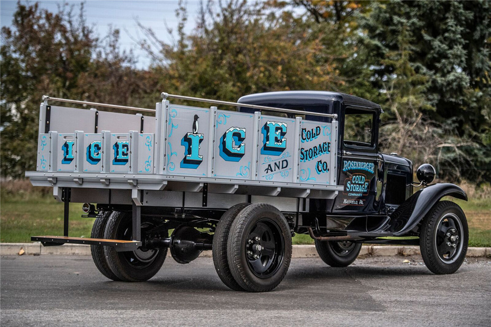 1930 FORD MODEL AA ICE TRUCK - Rear 3/4 - 224690