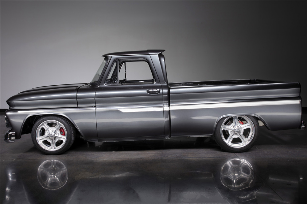 1965 CHEVROLET C10 CUSTOM PICKUP - Side Profile - 224745