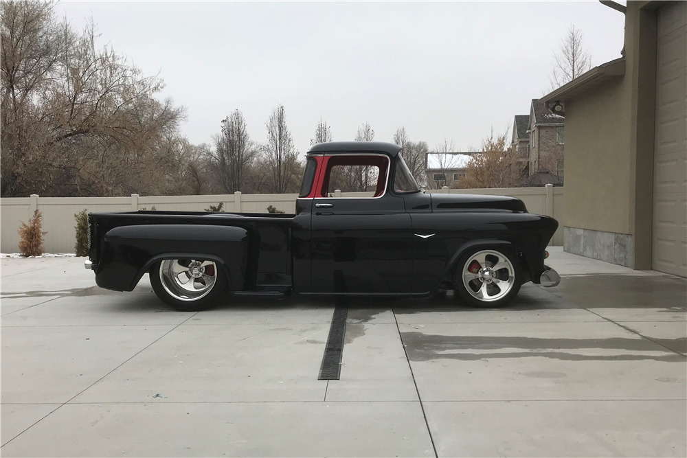 1956 CHEVROLET 3100 CUSTOM PICKUP - Side Profile - 224925